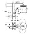 GROHE - Colonne bain douche thermostatique Vitalio Start System Chromé - vignette