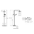 JACOB DELAFON - Colonne bain douche thermostatique July - vignette