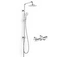 DURAVIT - Pack mitigeur bain douche thermostatique Wave + colonne Shower system Reno - vignette