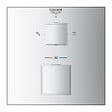 GROHE - Grohtherm Cube mitigeur thermostatique 2 sorties avec inverseur douche de tête / douchette, chrome (24154000) - vignette