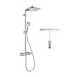 HANSGROHE - Hansgrohe Colonne de douche Crometta E 240 EcoSmart + cadeau gratuit raclette de douche (27281000-KLO) - vignette