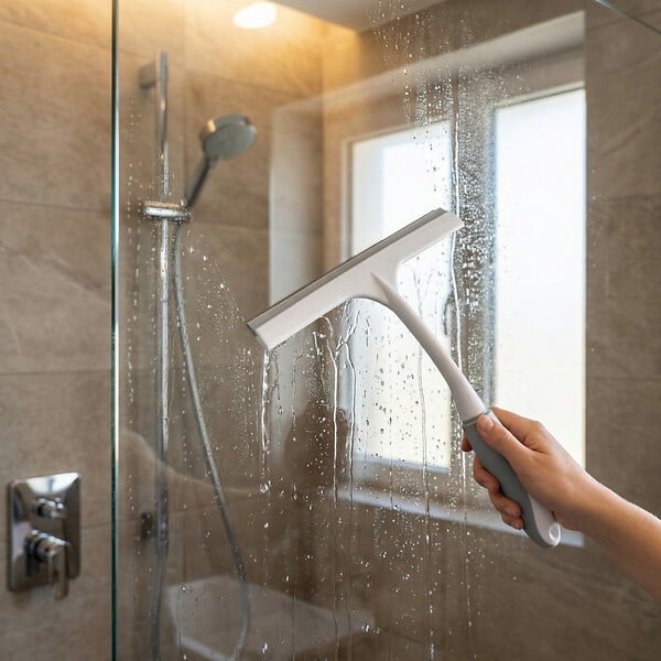 HANSGROHE - Hansgrohe Colonne de douche Crometta E 240 EcoSmart + cadeau gratuit raclette de douche (27281000-KLO) - large