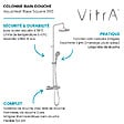 VITRA - Colonne bain douche thermostatique VitrA Aquaheat Joy 220 - vignette