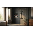 SWISS AQUA TECHNOLOGIES - Système de douche mural avec mitigeur monocommande + douche de tête + douchette à main 3 jets, noir mat (SATSSPKCNEW) - vignette