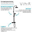 VITRA - Colonne bain douche thermostatique VitrA Aquaheat Joy 220 - vignette