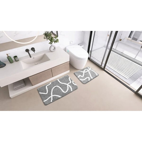 HANSGROHE - Hansgrohe Colonne de douche Crometta E 240 EcoSmart + cadeau gratuit tapis de salle de bain, gris (27281000-8SE) - large