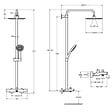 JACOB DELAFON - Colonne bain douche thermotastique July+ chromé - vignette