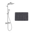 HANSGROHE - Hansgrohe Set de douche Crometta E 240 + cadeau gratuit tapis de salle de bain (27271000-DAN) - vignette