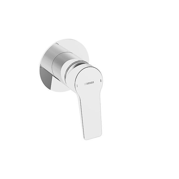 HANSA - TWIST Set de montage avec unité fonctionnelle Robinetterie de douche monocommande pour corps encastrable (49777003) - large