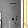 VILLEROY ET BOCH - Colonne de douche encastrée Universal Shower avec douchette 3 jets noir mat - vignette