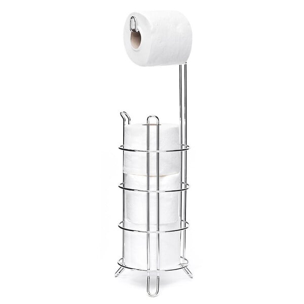 SIKO - Multi Porte-papier hygiénique avec plateau chromé (STOJDRZTOAL) - large