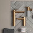 DURAVIT - Mitigeur lavabo Wave S avec vidage bronze brossé - vignette