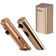 PRESTO - Pack mitigeur infrarouge avec robinet d'arrêt + Distributeur de savon infrarouge + Sèche-main Linea Cuivre brossé - vignette