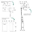PRESTO - Pack mitigeur infrarouge avec robinet d'arrêt + Distributeur de savon infrarouge + Sèche-main Linea Cuivre brossé - vignette