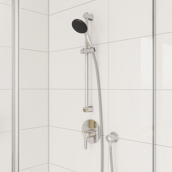 GROHE - Pack douchette 2 jets Vitalio Start 110 + Barre 60cm Quickfix Vitalio Smartactive + Flexible 175cm VitalioFlex chromé - large