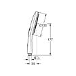 GROHE - Rainshower SmartActive 130 Douchette 3 jets (26544000) - vignette