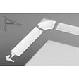 RAVAK - 10° Set pour rail de recouvrement 11 blanc (B460000001) - vignette
