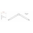 RAVAK - 10° Set pour rail de recouvrement 11 blanc (B460000001) - vignette