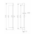 OPTIMA - Barre de douche Optima Comfort, chrome (OPS040) - vignette