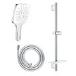 GROHE - Pack douchette 3 jets Vitalio Smartactive + Barre 60cm Quickfix Vitalio Smartactive + Flexible 175cm VitalioFlex chromé - vignette