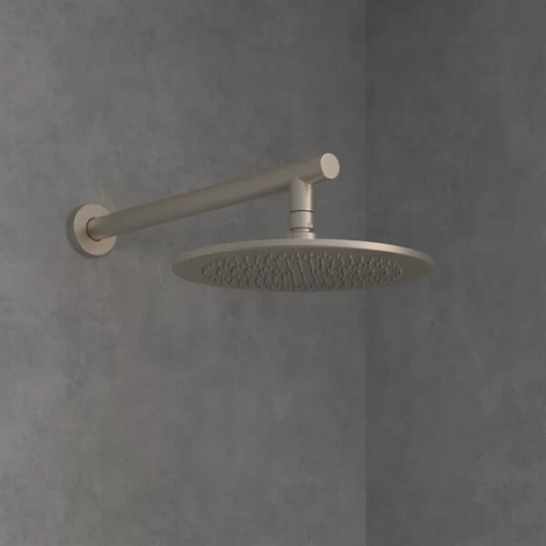 VILLEROY ET BOCH - Douche de tête  Universal ronde Brushed Nickel Matt - large