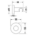 DURAVIT - Support de douchette bronze brossé - vignette