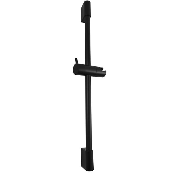 KLUDI - Barre de douche RAV SLEZÁK avec support de douche, noir mat (PD0015CMAT) - large