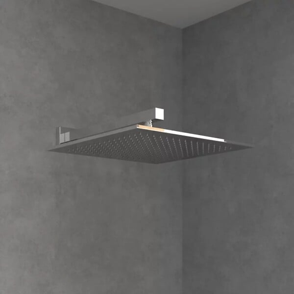 VILLEROY ET BOCH - Douche de tête 350  Universal rectangle chromé - large