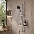 GROHE - Pack douchette 2 jets Vitalio Comfort 110 + Barre 60cm Quickfix Vitalio Smartactive + Flexible 175cm VitalioFlex chromé - vignette