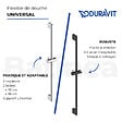 DURAVIT - Barre de douche Universal 70 cm chromé - vignette
