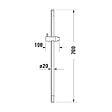 DURAVIT - Barre de douche Universal 70 cm chromé - vignette