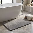 SWISS AQUA TECHNOLOGIES - Vision 50x80 cm tapis de salle de bain en polyester, anthracite (SATDPREDAN) - vignette
