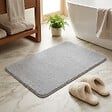 SWISS AQUA TECHNOLOGIES - Vision 50x80 cm tapis de salle de bain en polyester, gris (SATDPREDSE) - vignette