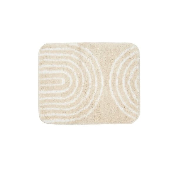 SWISS AQUA TECHNOLOGIES - Tapis de salle de bain de 50x40 cm, lavable en machine, beige (SATDPREDWC07BE) - large