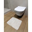 SWISS AQUA TECHNOLOGIES - Tapis de salle de bain de 50x40 cm, lavable en machine, beige (SATDPREDWC07BE) - vignette