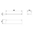 JIKA (GROUPE ROCA) - Jika Tablette de base chrome 853A.1.004.000.1 - vignette