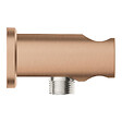 GROHE - Rainshower coude à encastrer 1/2″ avec support, warm sunset brossé (G26658DL0) - vignette