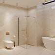 SWISS AQUA TECHNOLOGIES - Dark support de douche mural, or brossé (SATBSDPDABZ) - vignette