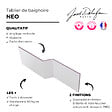 JACOB DELAFON - Tablier pour baignoire Neo installation en niche blanc brillant - vignette