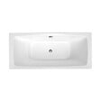 SWISS AQUA TECHNOLOGIES - Feel 180x80 cm baignoire rectangulaire en acier émaillé, gauche et droite, sans siphon ni pieds, blanc (SATVFEEL180DUO) - vignette