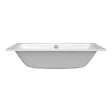 SWISS AQUA TECHNOLOGIES - Feel 180x80 cm baignoire rectangulaire en acier émaillé, gauche et droite, sans siphon ni pieds, blanc (SATVFEEL180DUO) - vignette