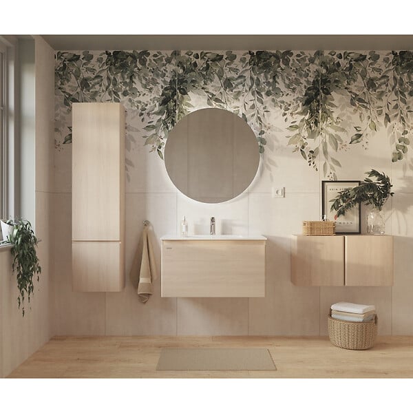 NATUREL - Meuble de salle de bain haut Naturel Ancona 40x20 cm acacia (ANCONAV40DV) - large