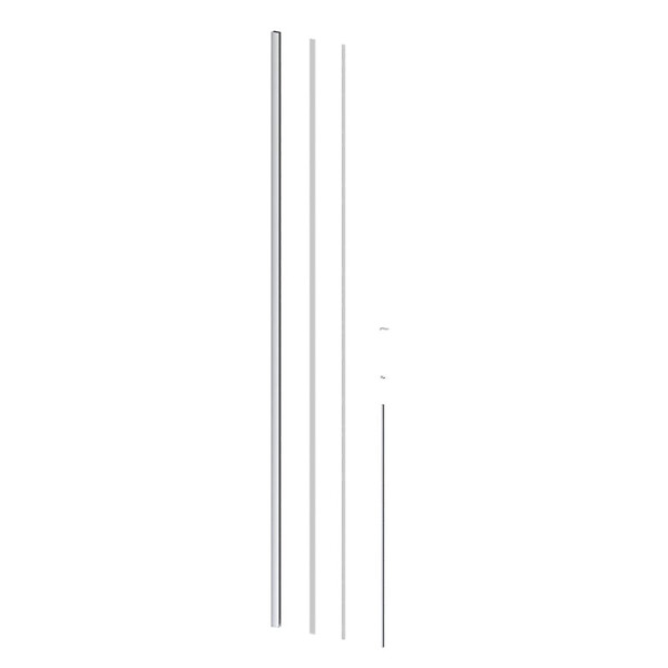 SWISS AQUA TECHNOLOGIES - Kit de montage pour paroi de douche 195 cm, chrome (SATWIPROFIL6) - large