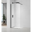 SWISS AQUA TECHNOLOGIES - Project bras de montage pour paroi de douche 120 cm, noir mat (SATZAV6C) - vignette
