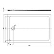 GROHE - Pack Douche Complet – Paroi Walk-In 140x200 Chrome + Colonne Grohe Eurosmart 2 Jets + Receveur Marbre Coulé Blanc 140x90 - vignette
