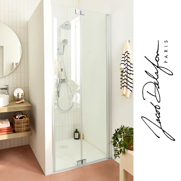 JACOB DELAFON - Porte de douche pliante 120 x 200 cm Contra chromé - large