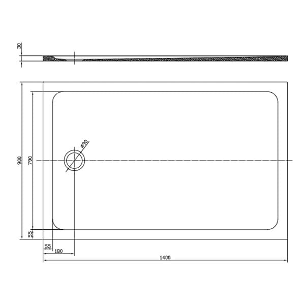 SWISS AQUA TECHNOLOGIES - Pack Douche Complet – Paroi Walk-In 140x200 Chrome + Colonne SAT 3 Jets + Receveur Marbre Coulé Blanc 140x90 (SAT100C7PR149W) - large