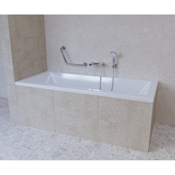 SIKO - Poignée de baignoire murale Multi 39 cm, inox (MAD501BNRZ) - large