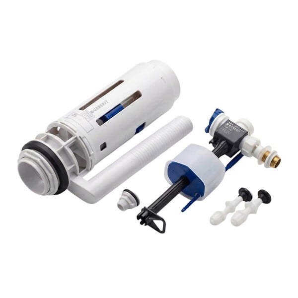 SWISS AQUA TECHNOLOGIES - Brevis ensemble WC à poser PMR sans bride  & mécanisme de chasse GEBERIT + abattant SoftClose, blanc brillant (SATBRE32G) - large