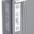 SWISS AQUA TECHNOLOGIES - Projet 90x90 cm set cabine de douche carrée en verre sécurit avec receveur, système de douche et profilés (SATPROBOXQ90CRT) - vignette